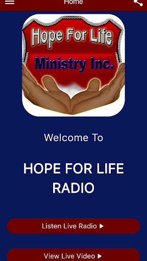 Hope For Life Radio Screen 3