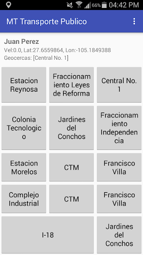 Android application MT Transporte Publico screenshort