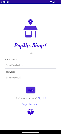 Android application PopUp Shop screenshort