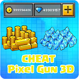 FREE Gems Pixel Gun 3D Prank icon