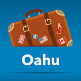 Oahu Hawaii offline map icon