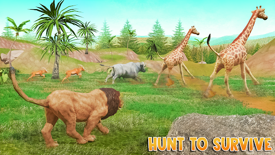 Lion Games Animal Simulator 3D MOD APK (Unlimited Money) 6