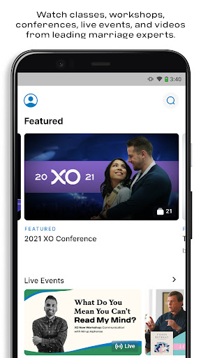 Android application XO Now screenshort