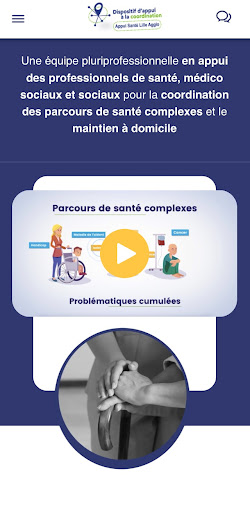 Android application DAC Appui Santé Lille Agglo screenshort
