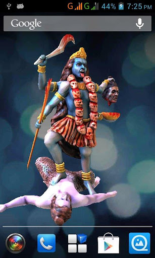 3D Maa Kali Live Wallpaper Screen 2