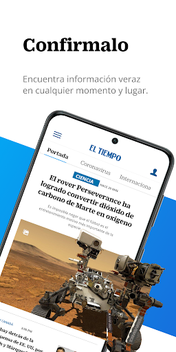 Android application Periódico EL TIEMPO - Noticias screenshort