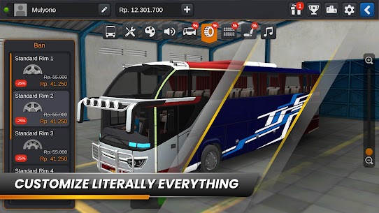 Bus Simulator Indonesia MOD APK (Max Fuel, Unlocked All Bus) 3