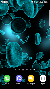 Blood Cells 3D Live Wallpaper Captura de tela