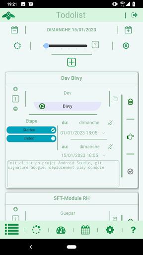 Android application Bee Plans For You screenshort