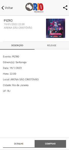 Rio Ingressos Screen 2