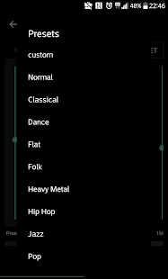 مشغل MP3 الاحترافي - لقطة شاشة Qamp