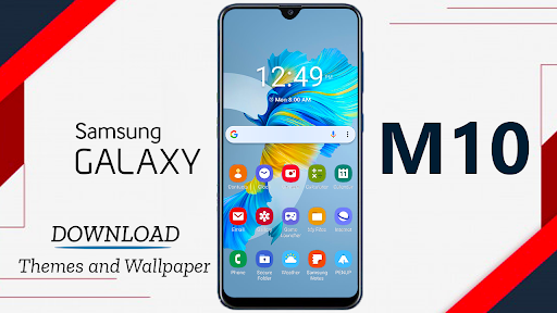 Theme for galaxy M10  Launcher for galaxy M10