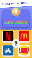 screenshot of Jingle Quiz: logo music trivia