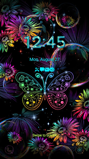 Rainbow Butterfly - Wallpaper