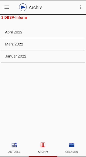DBSV-Inform Screen 3