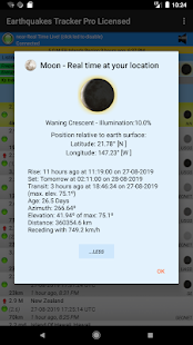 Earthquakes Tracker Pro Screenshot