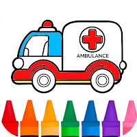 Coloring Rescue Ambulance
