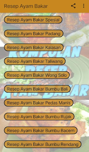 Resep Ayam Bakar