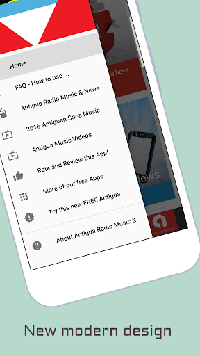 Antigua Radio Music & News Screen 3
