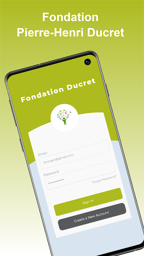 Android application Fondation Ducret screenshort