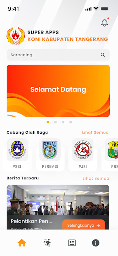 KONI Kab. Tangerang Screen 2