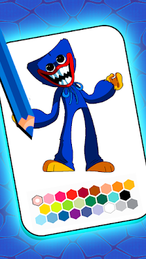 #2. Poppy Playtime Coloring Horror (Android) By: 2GX