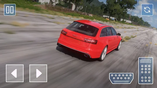 RS6 Audi Car Driving Simulator