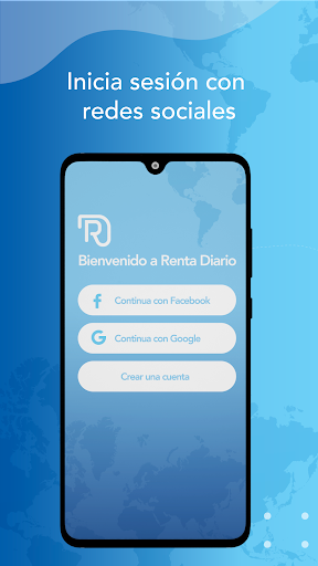 Android application Renta diario screenshort