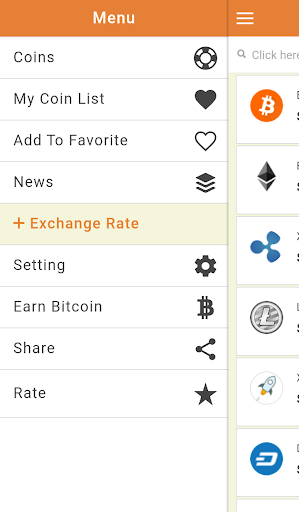 Live Coin Rate - CryptoCurrenc Screen 3