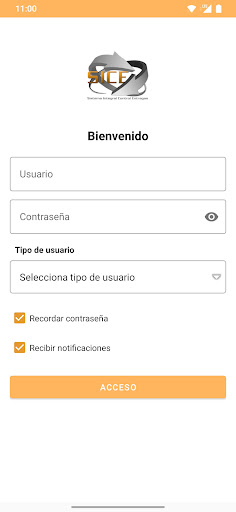 Android application SICE screenshort