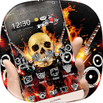 Cover Image of Download Rock Skull Graffiti Theme 1.1.5 APK