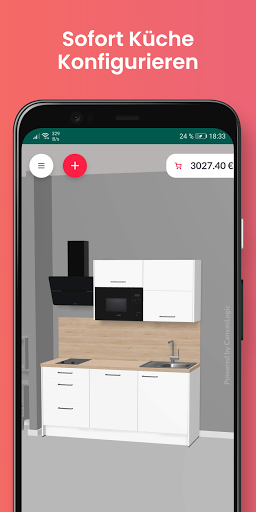 Android application 3D Kitchen Planner with prices screenshort