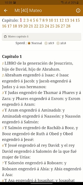 Screenshot 6 Biblia Antigua en Español Online android