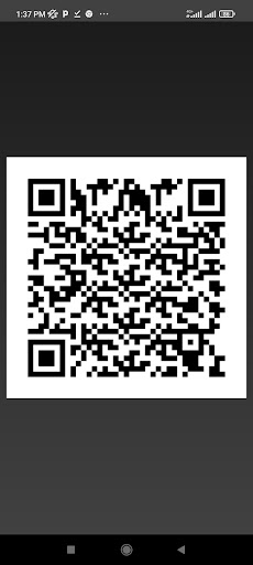 Android application barcode scanner screenshort