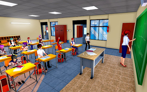 Anime High School Simulator 3D 0.0.9 APK screenshots 7