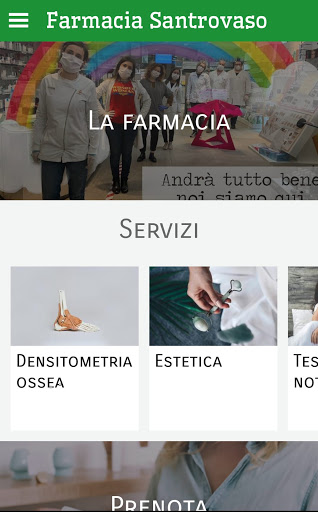 Android application Farmacia Santrovaso screenshort
