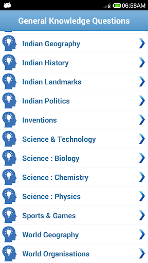 General Knowledge Quiz-GK Screen 2
