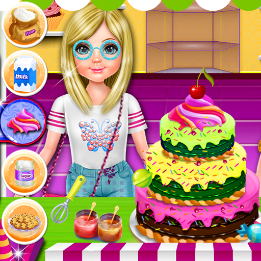 Supermarket Kids Cake Games logo