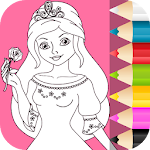 Cover Image of 下载 Princess Coloring Pages for Ki  APK