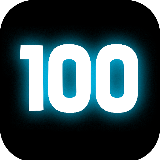 100 The logo