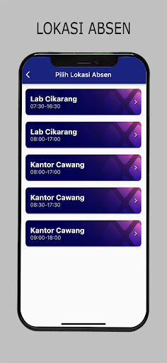 Sentral Absensi Screen 3