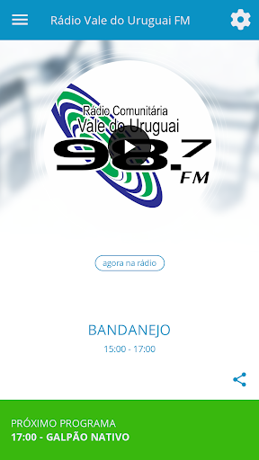 Android application Rádio Vale do Uruguai FM screenshort