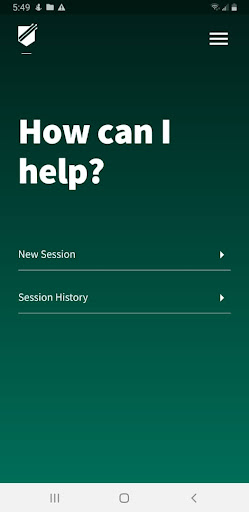 Android application Coach Frank screenshort