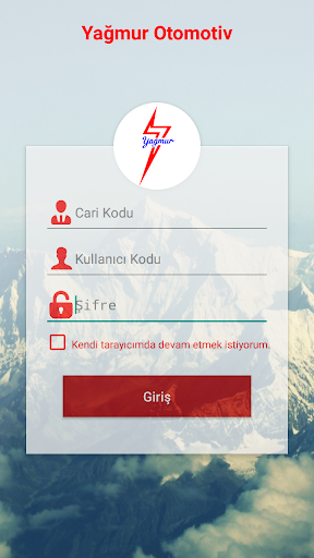Android application Yağmur Otomotiv screenshort