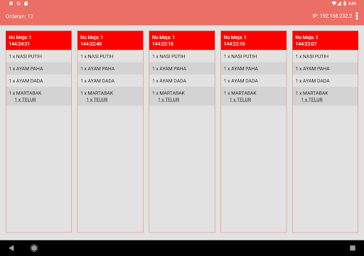 iPOS v5 KDS Screen 2