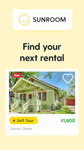 Android application Sunroom Rentals: Rental Homes screenshort