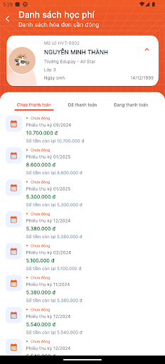 EduPay Tiện ích giáo dục số