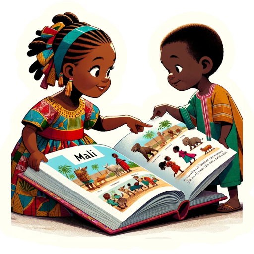 Activités de lecture bambara logo