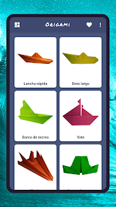 Barcos de origami, botes