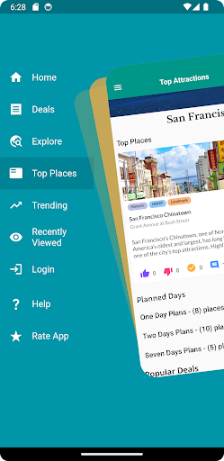 Android application WhatsHere Travel Guide screenshort
